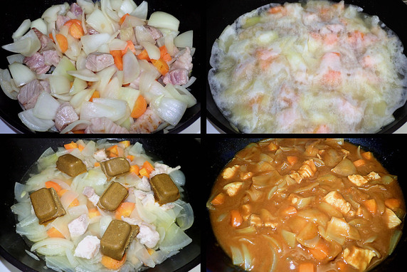 懐かしいカレー作ったった🍛